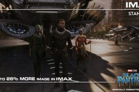 IMAX announces that Black Panther has several scenes shot specifically for the format