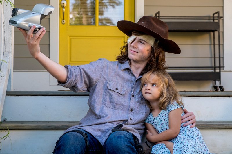 See Carl in Photos from The Walking Dead Midseason Premiere