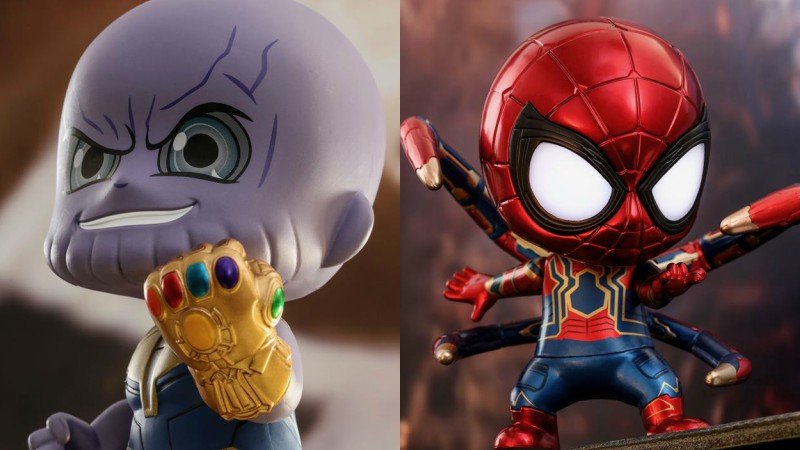 More Avengers Cosbaby Toys Include Thanos, Spider-Man, and More