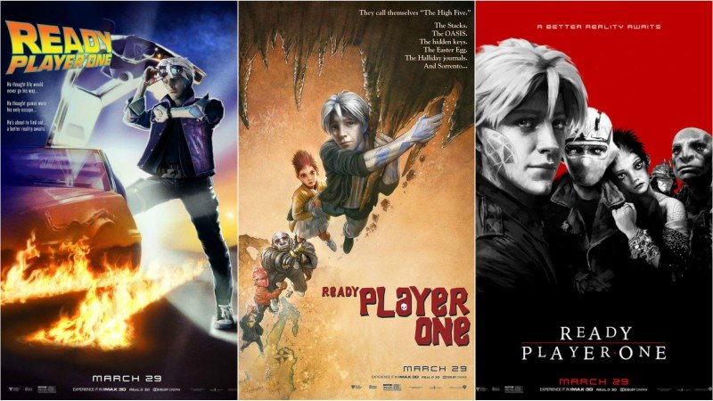 Ready Player One Posters Amp Up the Nostalgia Factor