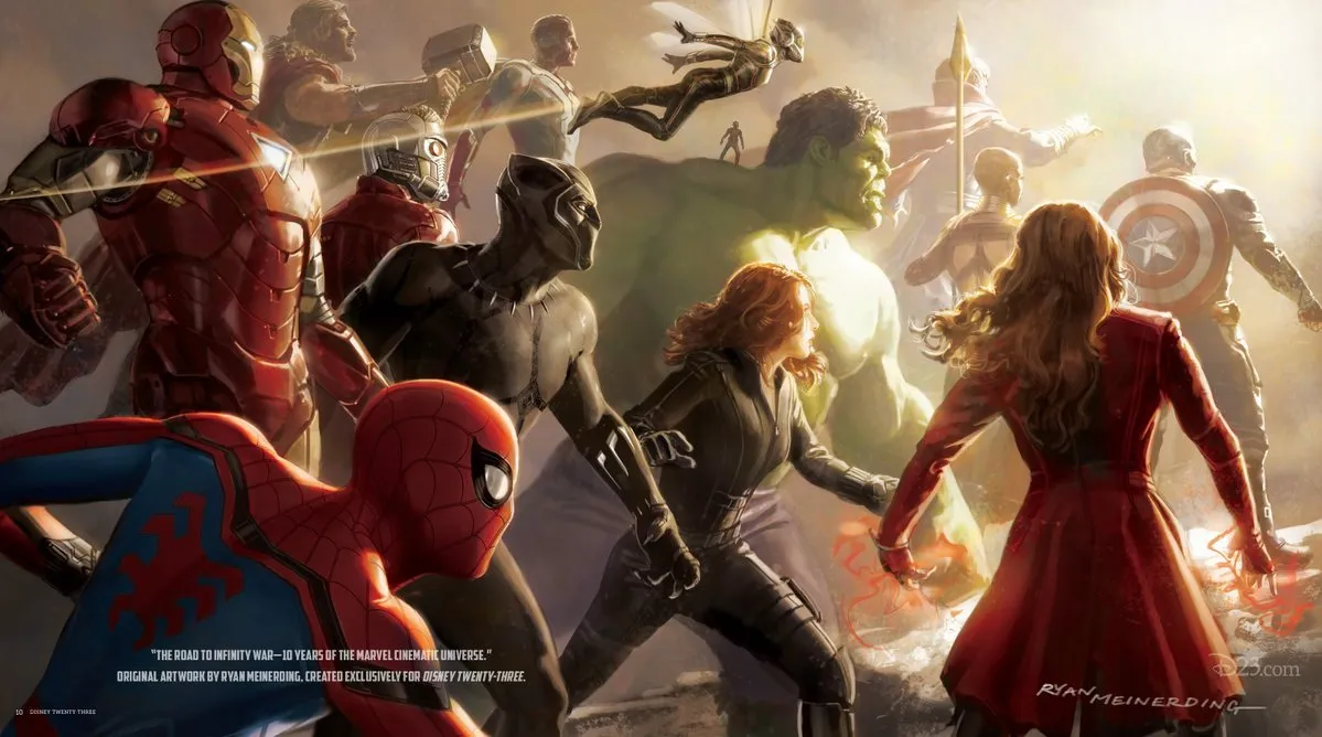 Avengers Assemble in New Infinity War Concept Art