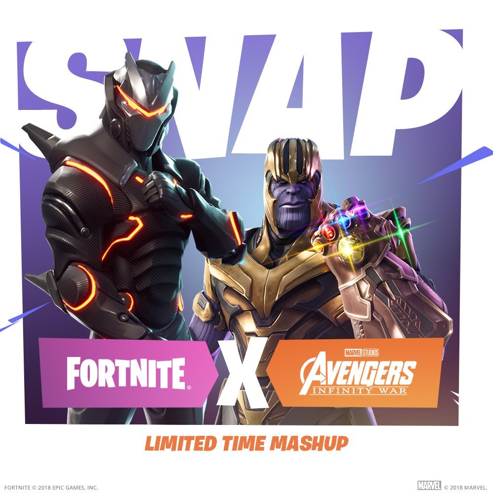 Fortnite Meets Avengers: Infinity War for Thanos Themed Mode Fortnite Meets Avengers: Infinity War for Thanos Themed Mode