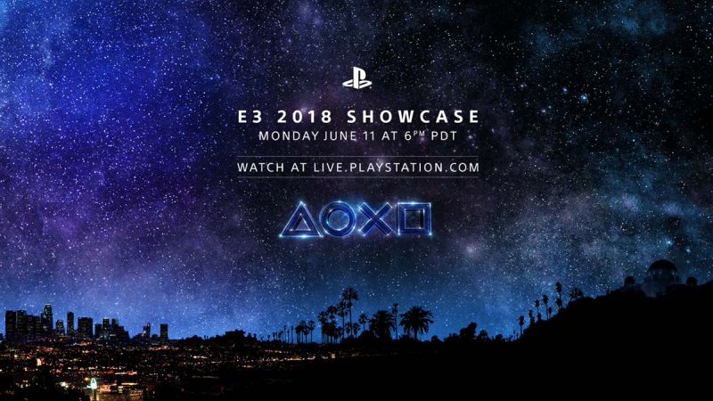 Sony Announces Plans for PlayStation Showcase at E3 2018