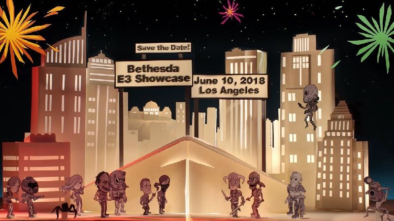   Watch the Bethesda E3 2018 Showcase live stream Bethesda Softworks is hosting their fourth E3 Showcase on Sunday, June 10 at 6:30 PM Pacific Tim/9:30 PM Eastern. You can watch the Bethesda E3 2018 Showcase live stream using the player below! RELATED: Fallout 76 Announced by Bethesda Game Studios! Nothing official has been announced about the Bethesda E3 2018 Showcase, though they have promised that this year will be its biggest showcase ever. Rage 2 and Fallout 76 are obviously expected, with more surprises in store during the showcase. Other games that could be part of the lineup include a possible Prey expansion and the Quake Champions reboot, along with brand-new titles. RELATED: Rage 2 Gameplay Trailer: Welcome Back to the Apocalypse What are you hoping to see in the presentation? Let us know in the comments below! xxx Check out the previous trailers from the E3 press conferences including: - EA Play 2018 Trailers Including Battlefield V, Anthem, and More! - XBOX TARILERS Also check back here on Monday, June 11 for the Square Enix press conference kicking off at 10 AM PT/1PM ET, Ubisoft at 1PM PT/4PM ET, and PlayStation at 6PM PT/9PM ET. Finally, Nintendo brings everything to a close on Wednesday morning, debuting their latest showcase at 9 AM PT/12 PM ET.