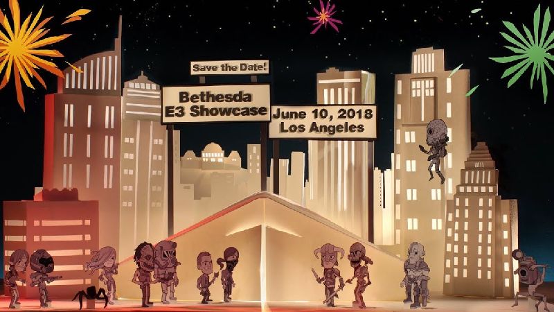 &nbsp; Watch the Bethesda E3 2018 Showcase live stream Bethesda Softworks is hosting their fourth E3 Showcase on Sunday, June 10 at 6:30 PM Pacific Tim/9:30 PM Eastern. You can watch the Bethesda E3 2018 Showcase live stream using the player below! RELATED: Fallout 76 Announced by Bethesda Game Studios! Nothing official has been announced about the Bethesda E3 2018 Showcase, though they have promised that this year will be its biggest showcase ever. Rage 2 and Fallout 76 are obviously expected, with more surprises in store during the showcase. Other games that could be part of the lineup include a possible Prey expansion and the Quake Champions reboot, along with brand-new titles. RELATED: Rage 2 Gameplay Trailer: Welcome Back to the Apocalypse What are you hoping to see in the presentation? Let us know in the comments below! xxx Check out the previous trailers from the E3 press conferences including: - EA Play 2018 Trailers Including Battlefield V, Anthem, and More! - XBOX TARILERS Also check back here on Monday, June 11 for the Square Enix press conference kicking off at 10 AM PT/1PM ET, Ubisoft at 1PM PT/4PM ET, and PlayStation at 6PM PT/9PM ET. Finally, Nintendo brings everything to a close on Wednesday morning, debuting their latest showcase at 9 AM PT/12 PM ET.
