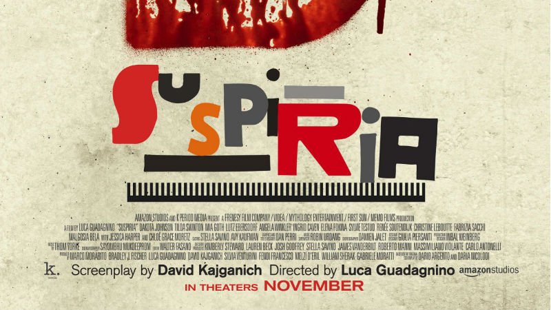 New Suspiria Poster Is A Bloody Teaser