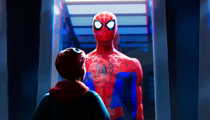 New Into the Spider-Verse Image Shows Off Peter's Different Spidey Suits