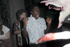 Stranger Things Cast Visits the Stranger Things Maze at Halloween Horror Nights