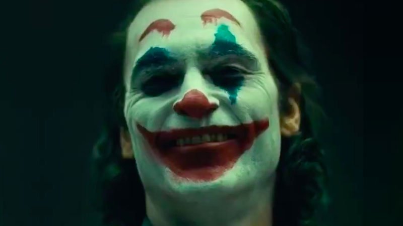 The Joker takes a smoke break