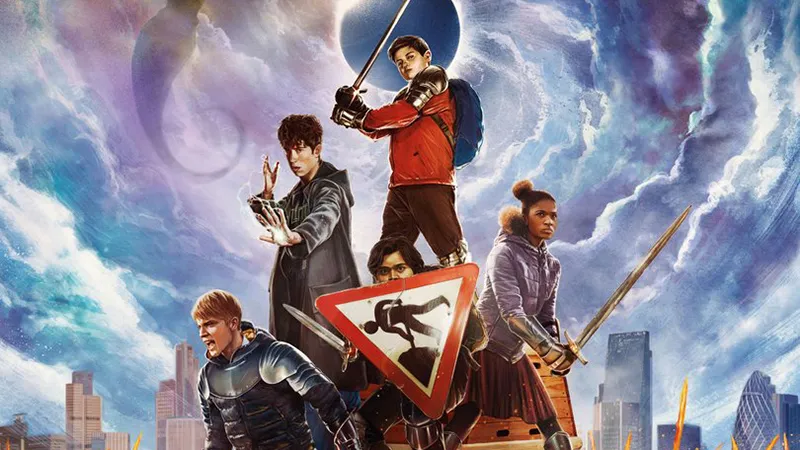 Slaying Evil Armies in The Kid Who Would Be King Poster