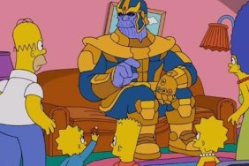 Thanos pays a visit to The Simpsons