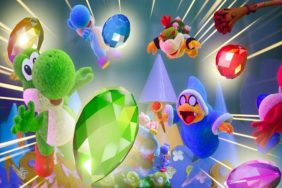 handcrafted Yoshi and Kirby games