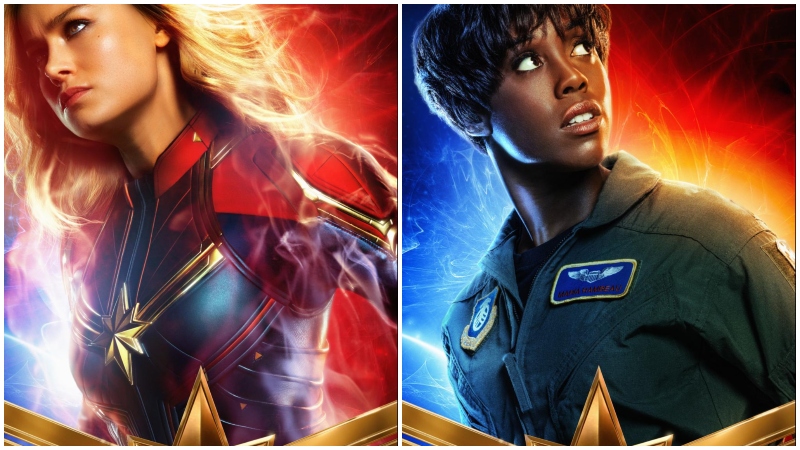 New Captain Marvel Photo Featuring Carol and Maria