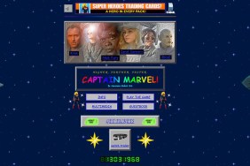 The Captain Marvel Website Is Every '90s Kid's Obsession