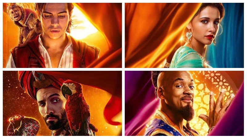 Disney Debuts Four New Aladdin Character Posters