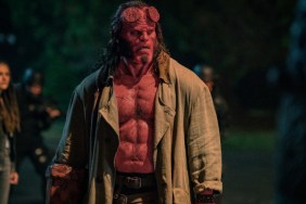 Hellboy gets ready for demon hunting