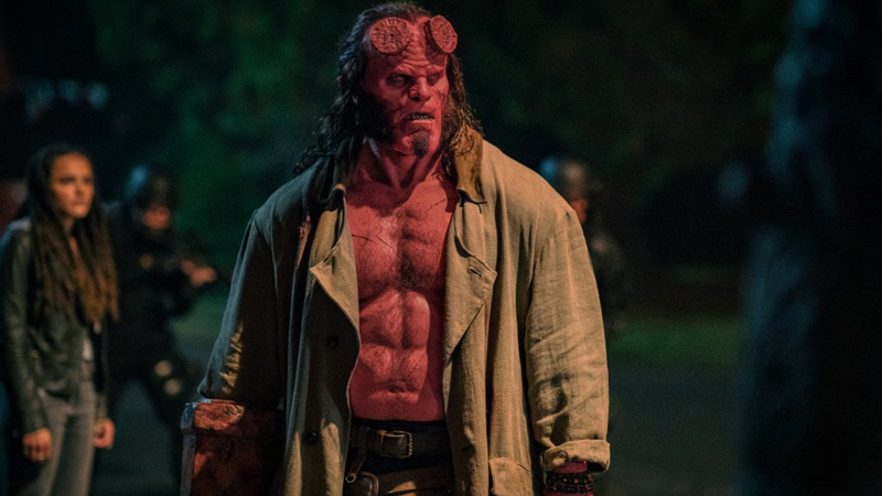 Hellboy gets ready for demon hunting