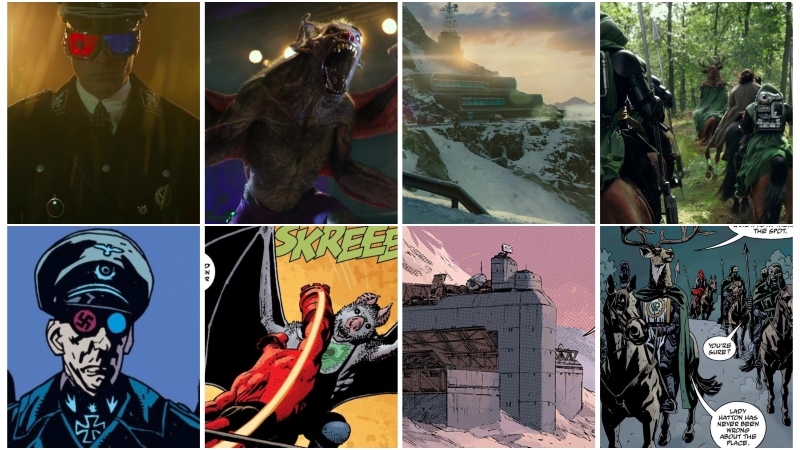 How the New Hellboy Faithfully Adapts, Remixes, and Changes the Comics
