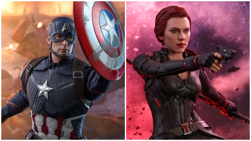 Captain American and Black Widow Endgame Hot Toys Revealed