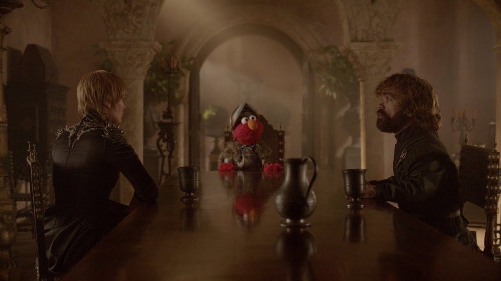 Elmo visits Westeros in Sesame Street/Game of Thrones mash-up