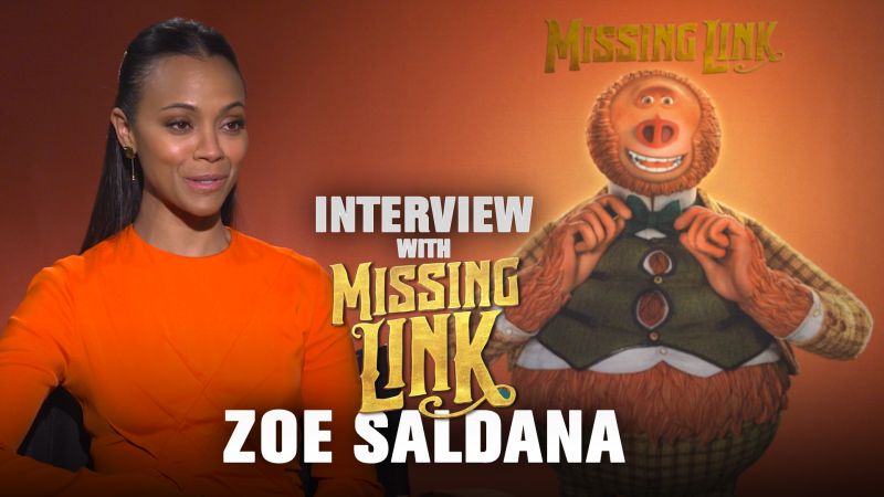 CS Video: Missing Link's Zoe Saldana On 'Beautiful' Stop Motion Films