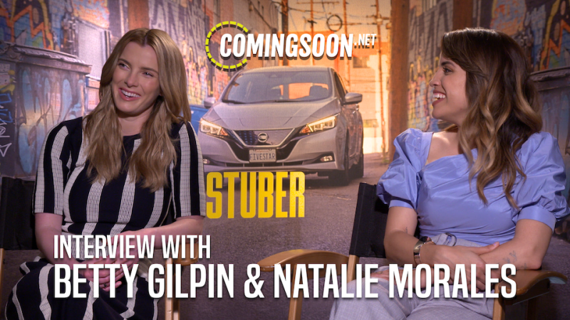 CS Video: Stars Betty Gilpin & Natalie Morales Talk Stuber Improv