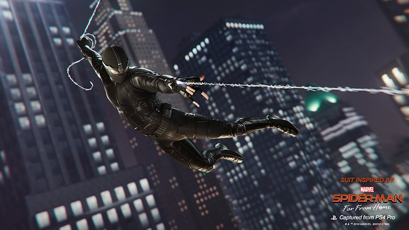 Far From Home Upgraded & Stealth Suits Available in Marvel's Spider-Man