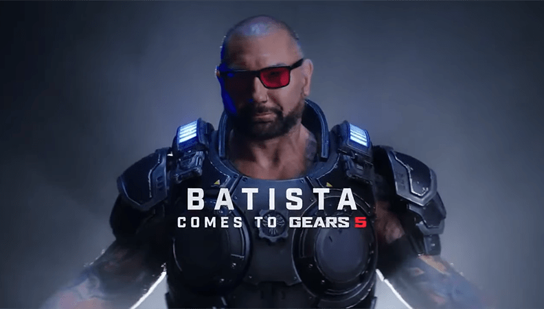 Gear of War 5 Adds Dave Bautista as Playable Character!