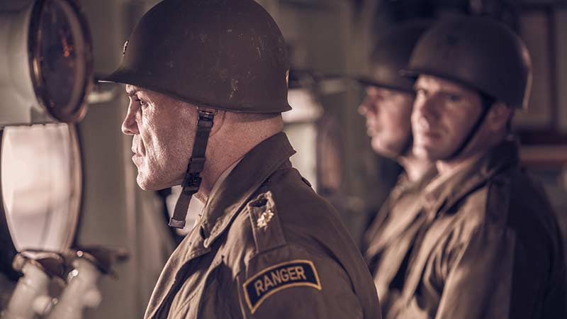 Exclusive D-Day Clip Features Randy Couture & Weston Cage Coppola in WWII film