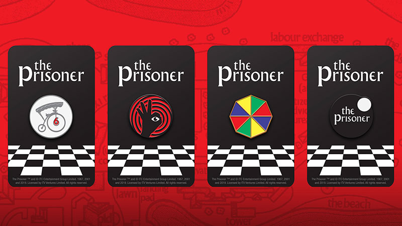 The Prisoner Limited Edition Enamel Pin Badges & Art Print Revealed