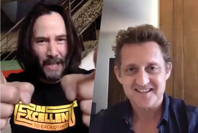 Bill & Ted's Reeves & Winter Joined San Dimas High's 2020 Virtual Commencement