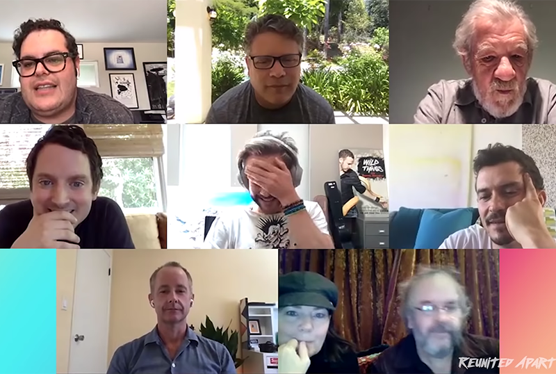 Lord of the Rings Director & Cast Reunite on Reunited Apart with Josh Gad