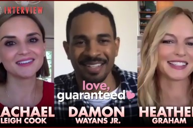 CS Video: Rachel Leigh Cook, Damon Wayans Jr. & Heather Graham on Love, Guaranteed
