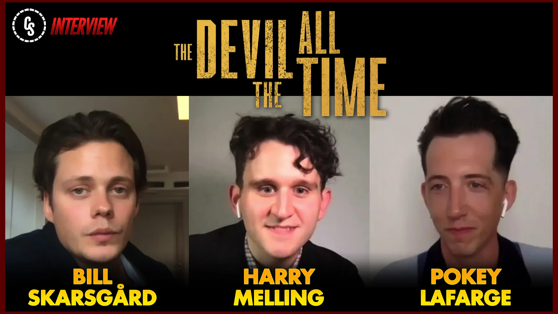 CS Video: The Devil All The Time Cast Talk Netflix Crime Drama