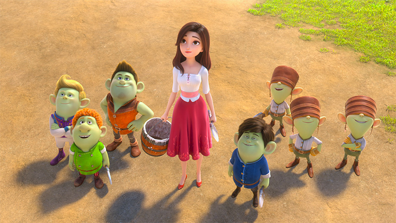 Exclusive Red Shoes and the Seven Dwarfs Clip From the New Animated Adventure