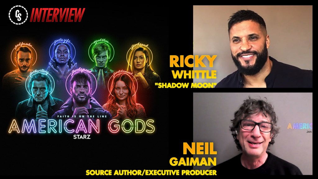 CS Video: Neil Gaiman & Ricky Whittle Talk American Gods Season 3
