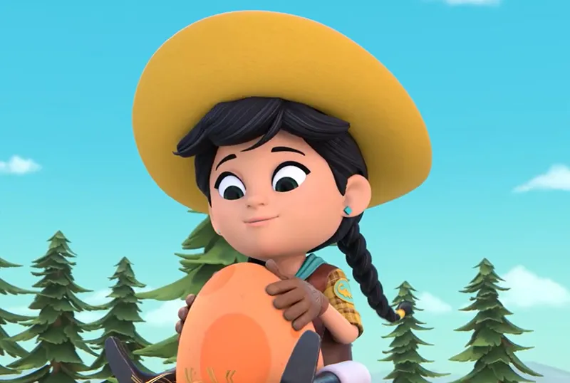 Exclusive: Disney Junior's Dino Ranch Clip Features Min on an Egg Delivery Mission
