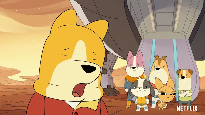 Exclusive Dogs in Space Clip From Netflix's Animated Series