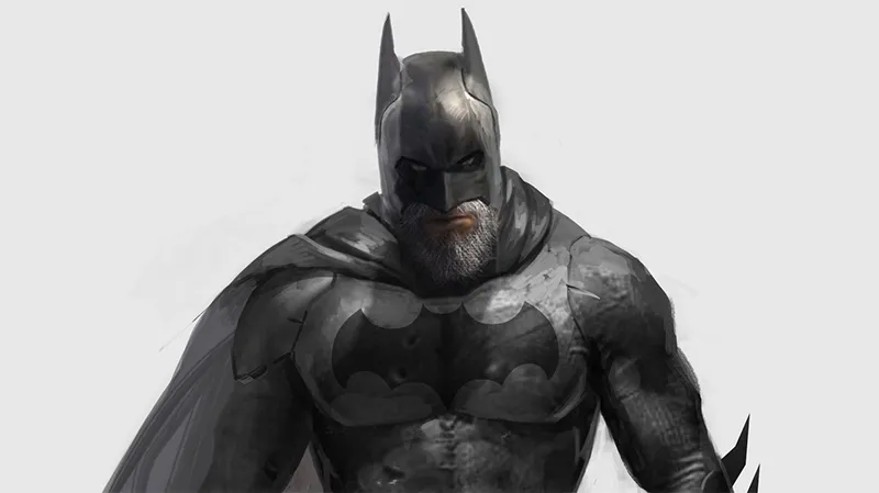 New Concept Art Reveals Bearded Bat from WB Montreal's Canceled Batman Game