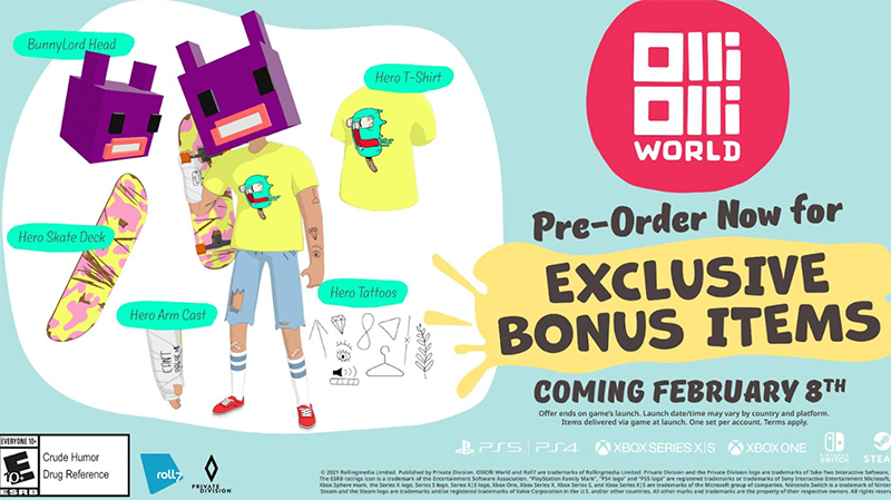 OlliOlli World Release Date Revealed With DLC Roadmap