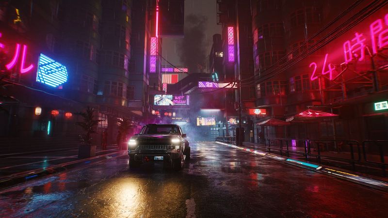 Made a live wallpaper of Night City from Cyberpunk 2077 : r