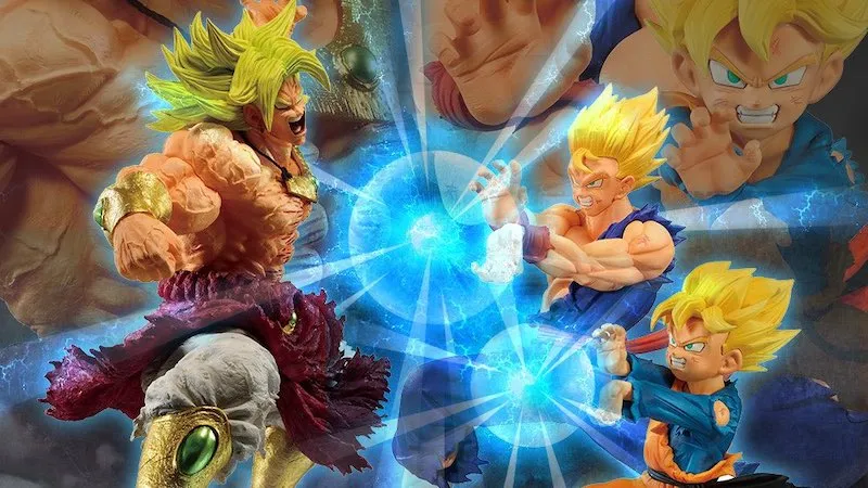Dragon Ball History of the Film Figures Showcase Iconic Characters