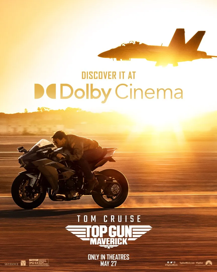 Top Gun: Maverick Gets Dolby Cinema Poster