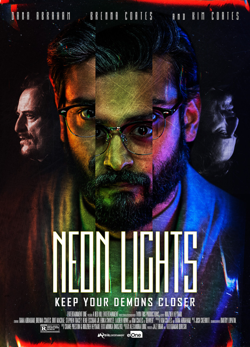 neon lights poster