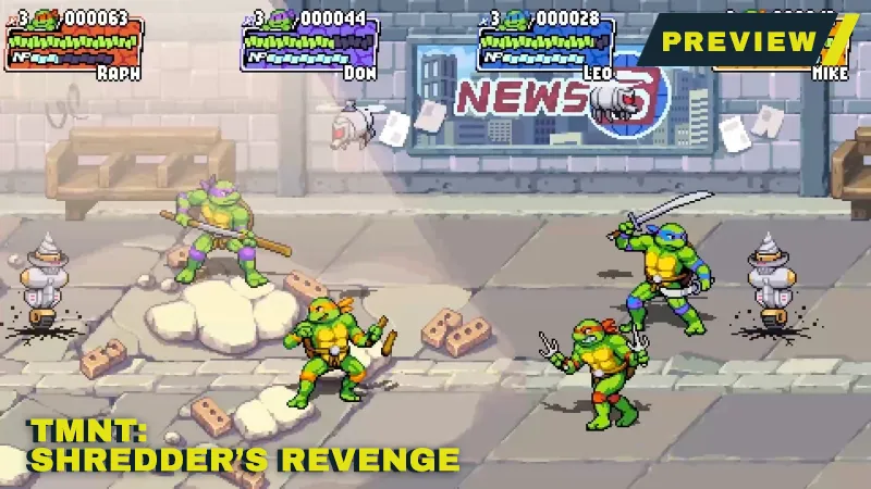 TMNT: Shredder's Revenge Preview: An Extremely Promising Throwback to a Classic Title
