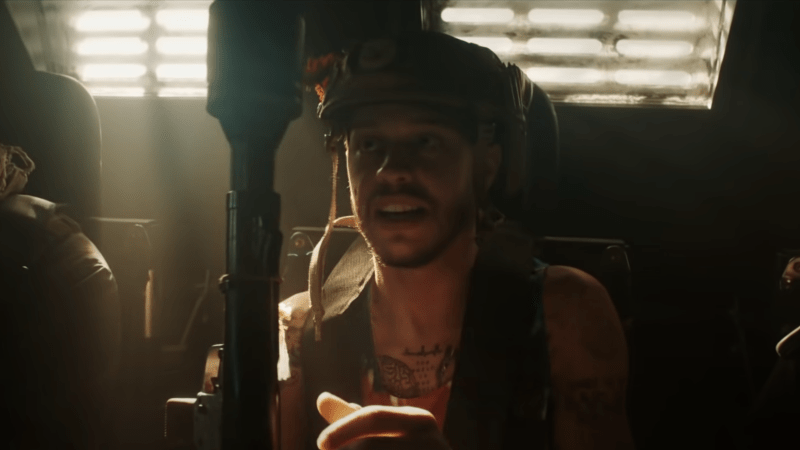 Pete Davidson Rides Into Battle With Captain Price in Call of Duty Short
