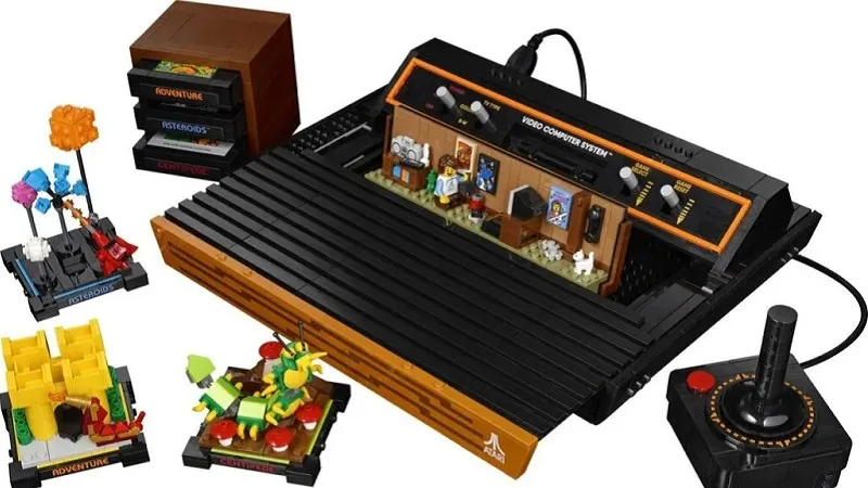 Lego Atari 2600 Rad Room Build