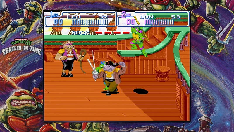 TMNT_ The Cowabunga Collection - Bebop & Rocksteady Boss Gameplay _ PS Underground 6-53 screenshot