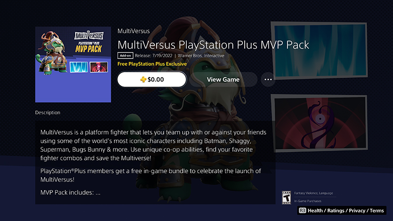 MultiVersus Selling Founder's Packs for Instant Early Access