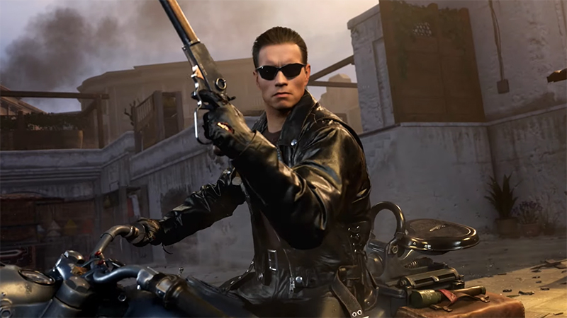Call of Duty Terminator Crossover Trailer Showcases New Cosmetics